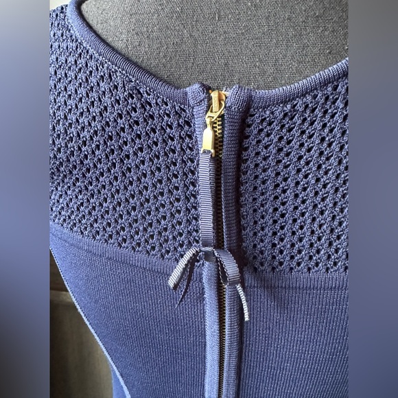 Cynthia Rowley Navy Knit Midi Dress small - Picture 4 of 10